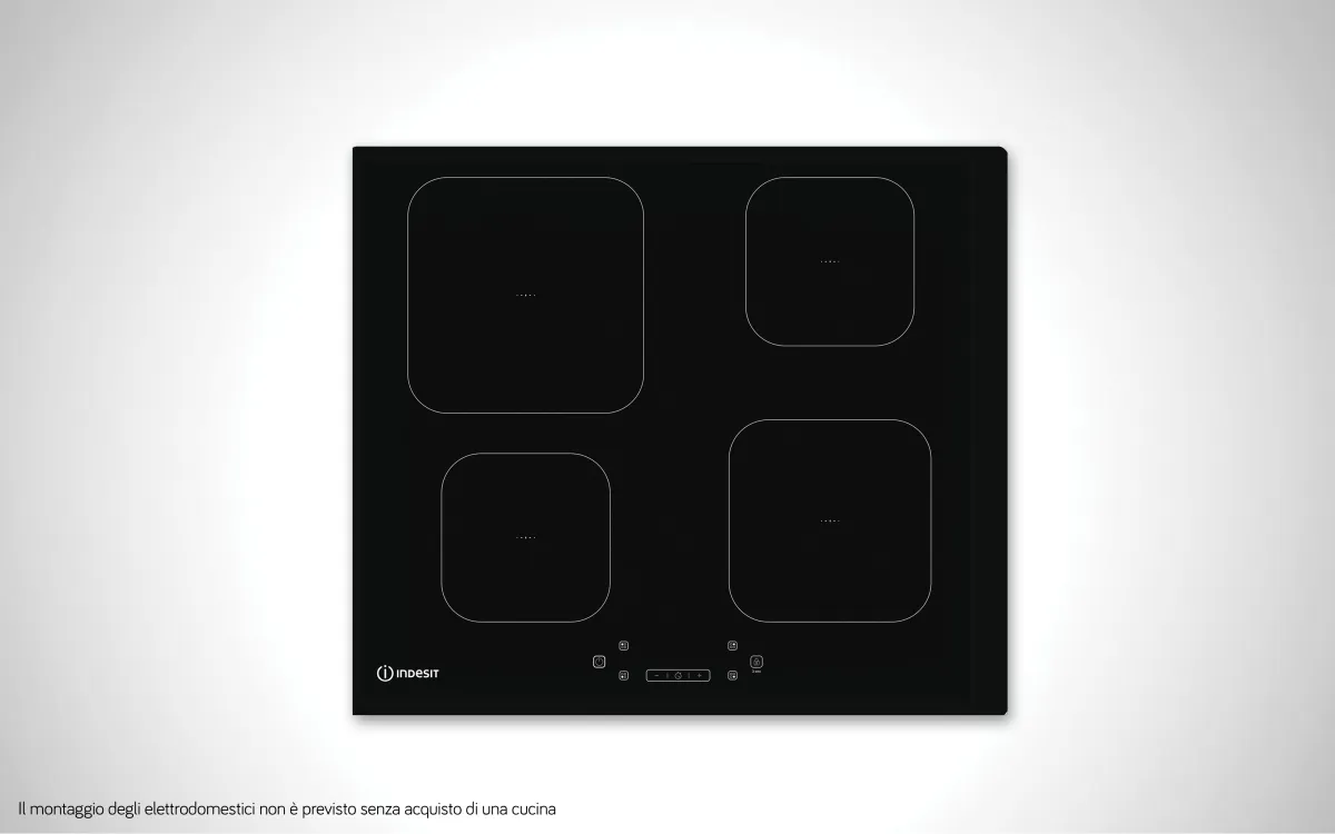 Indesit ad induzione : Piano cottura