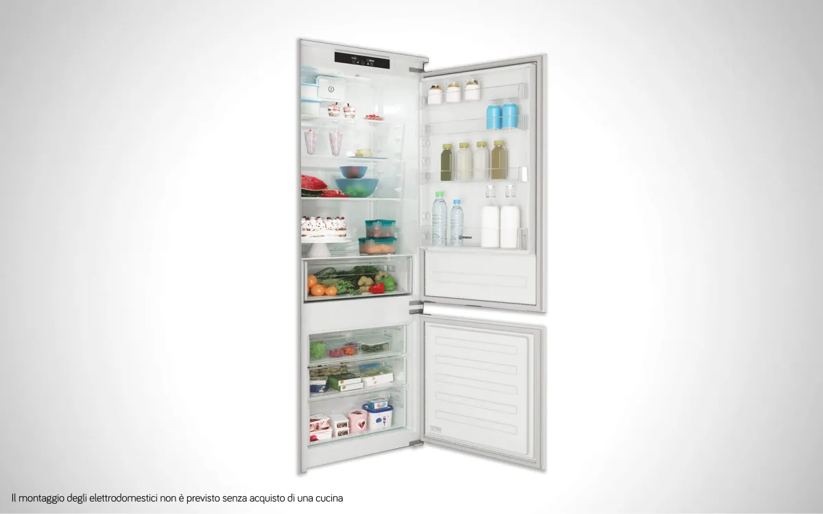 Indesit low frost combinato da incasso lt 400 classe e : Frigo
