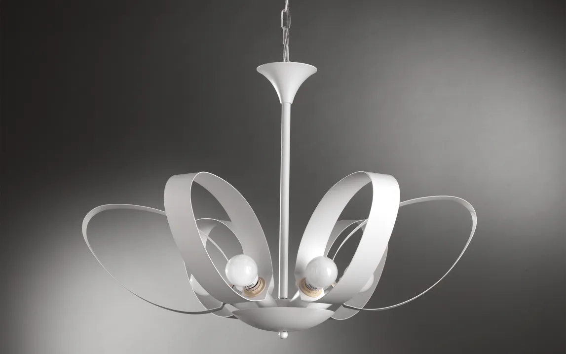 Lampadario e14 6 luci senza lampadina : Serena