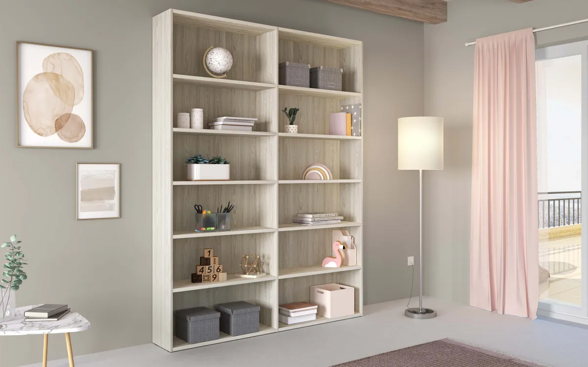 Libreria effetto altea beige: Spring