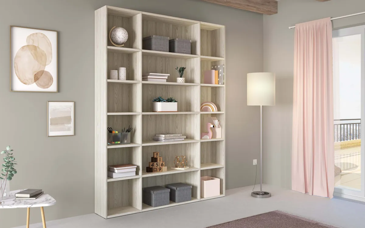 Libreria effetto altea beige: Spring