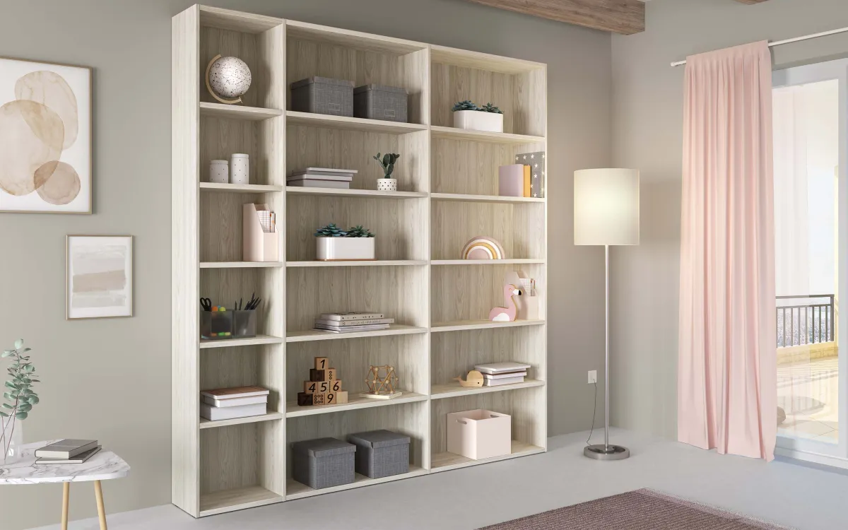 Libreria effetto altea beige: Spring