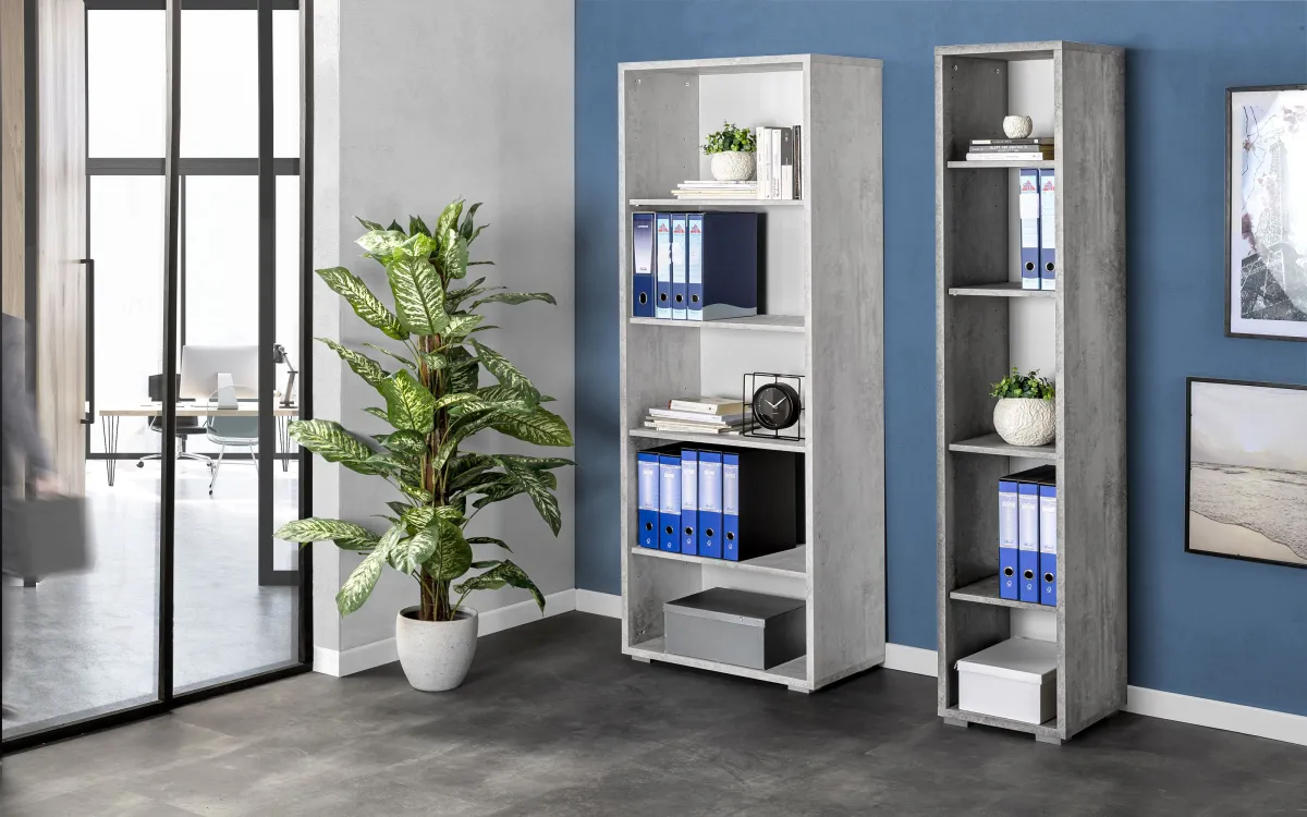 Libreria ossido bianco: Double