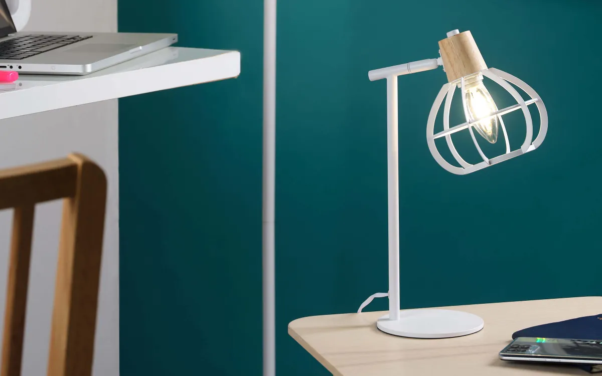 Lume con gabbietta e14 senza lampadina : Ginger