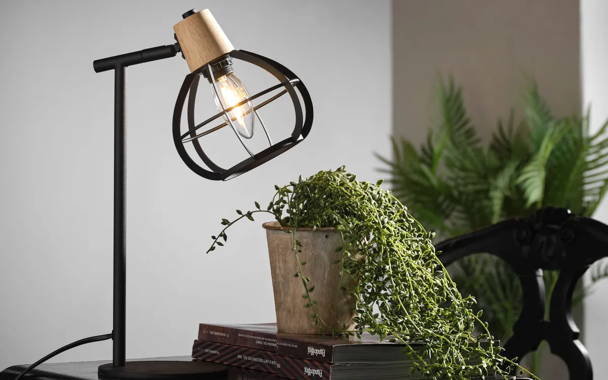 Lume con gabbietta e14 senza lampadina : Ginger
