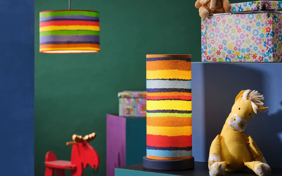 Lume con paralume : Arcobaleno