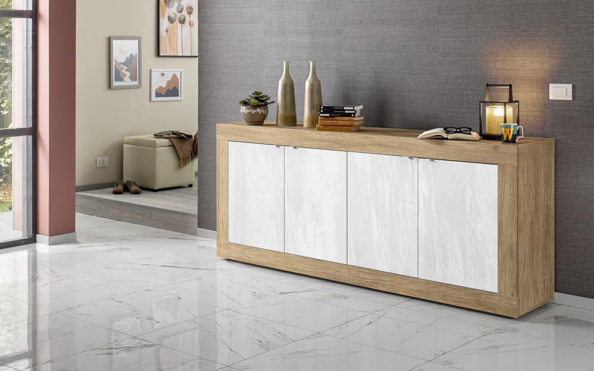 Madia Industrial effetto Legno: Basic