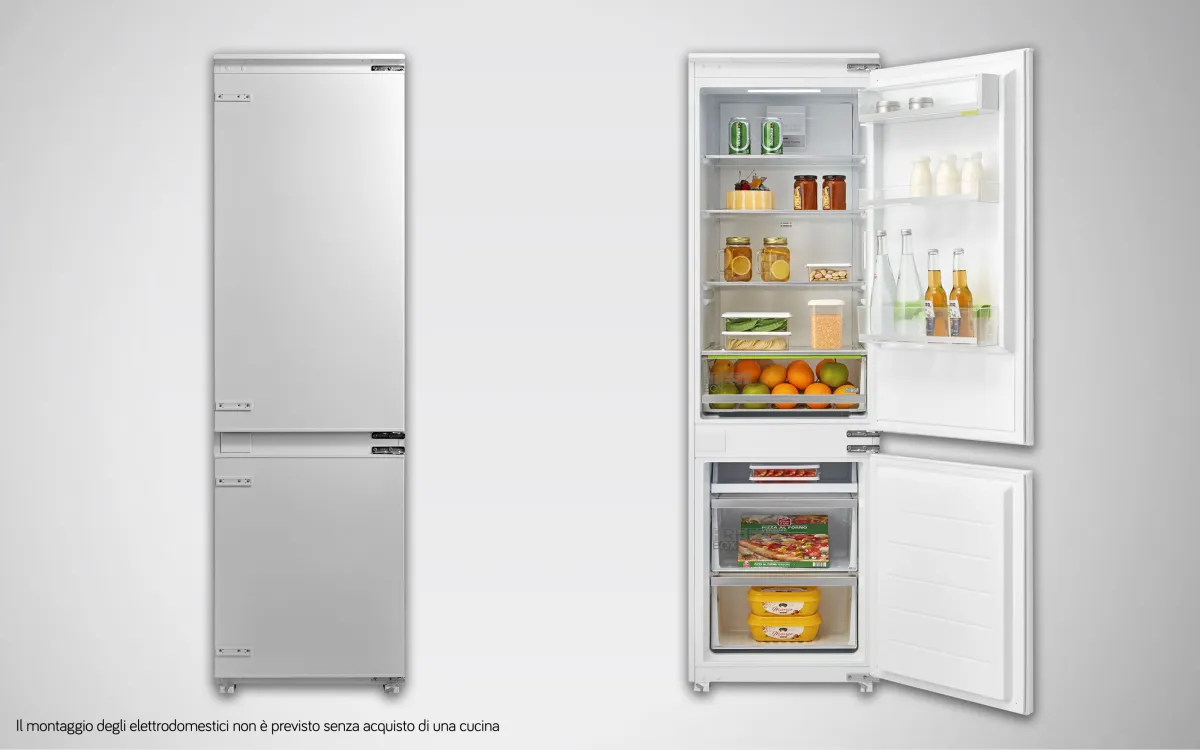 Midea con porte reversibili combinato lt 248 classe e : Frigo