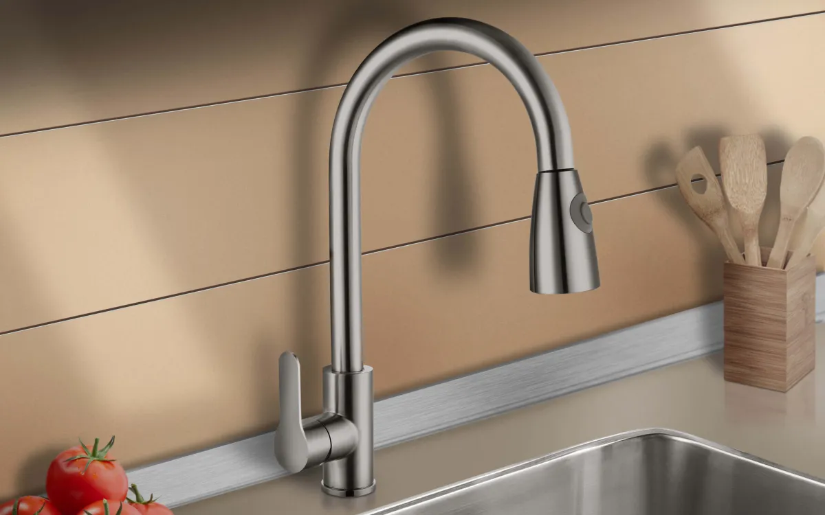 Miscelatore canna alta con doccia estraibile : Keir