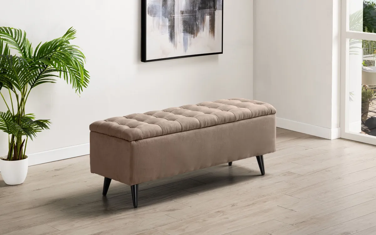 Panca tessuto loto beige: Roda