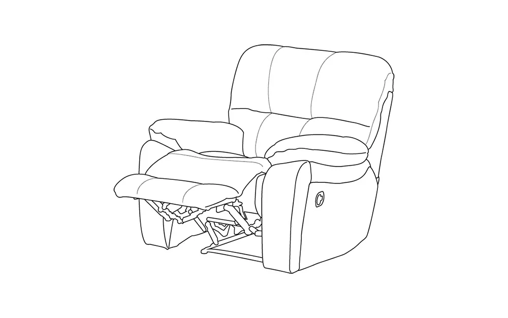 Poltrona - recliner elettrico tessuto mlk beige: Seychelles