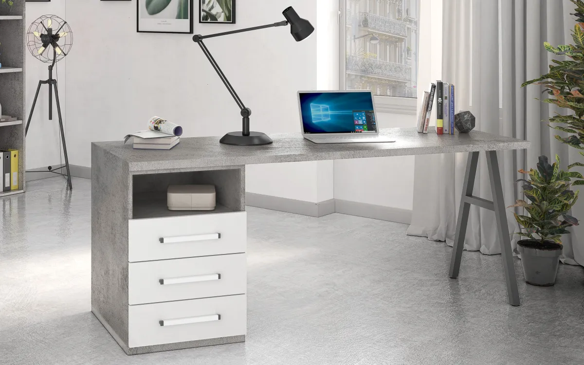 Scrivania stile industrial: Spring