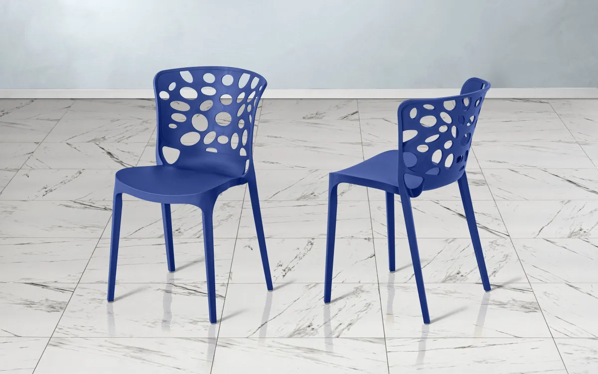 Sedia blu: Amber