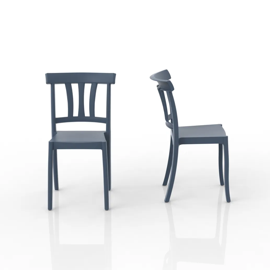 Sedia blu petrolio: Peach