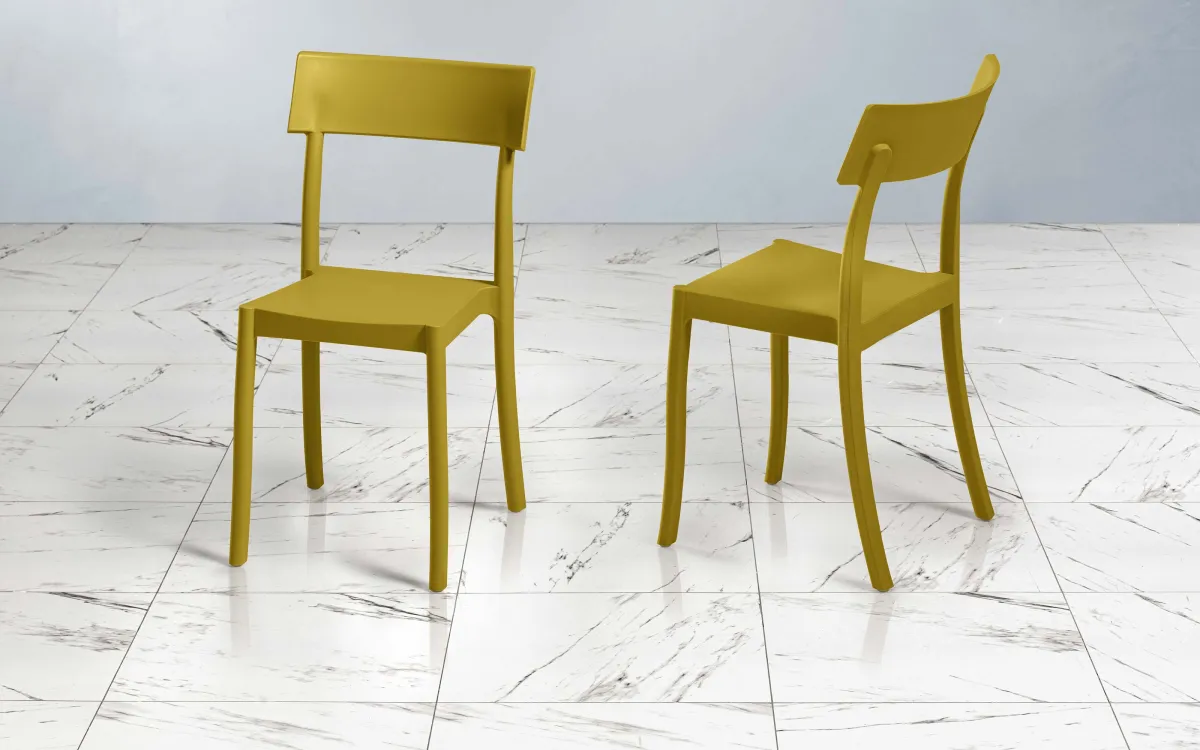 Sedia giallo senape: Milly