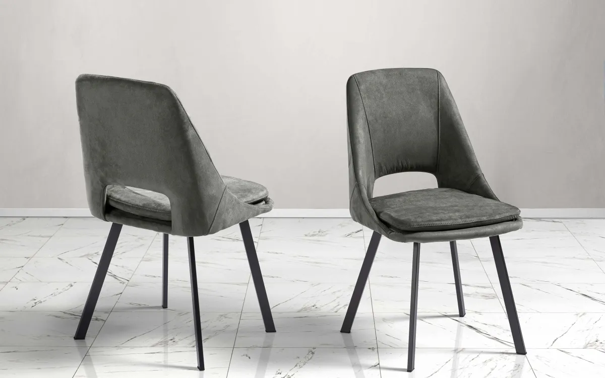 Sedia loto dark grey: Alba
