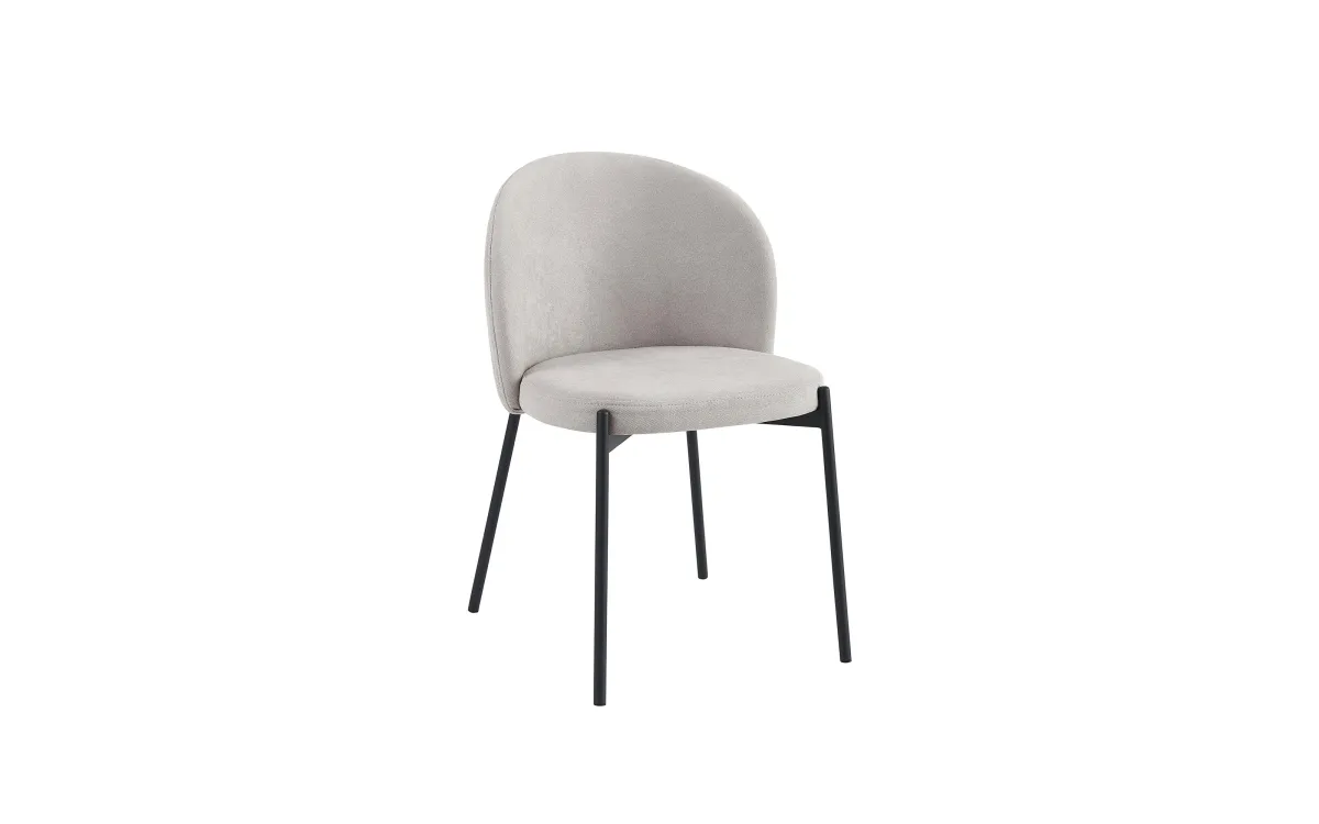 Sedia tessuto beige: Shelly