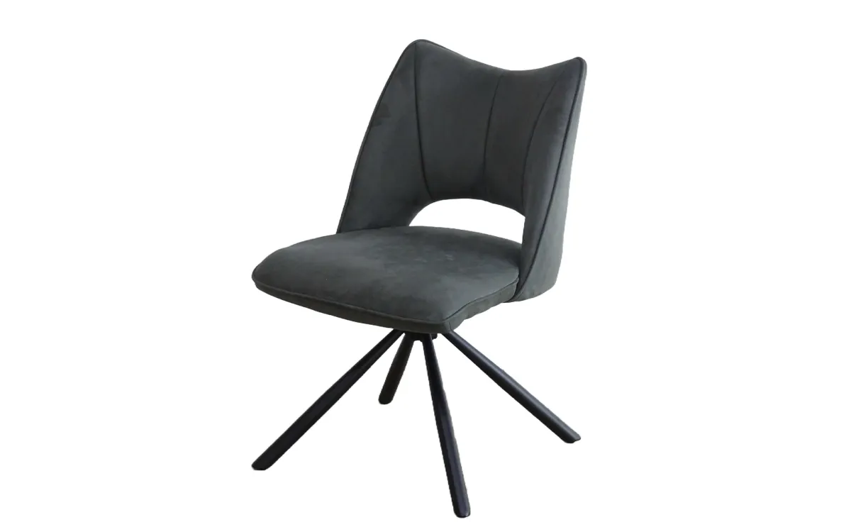 Sedia tessuto loto dark grey: Bruges