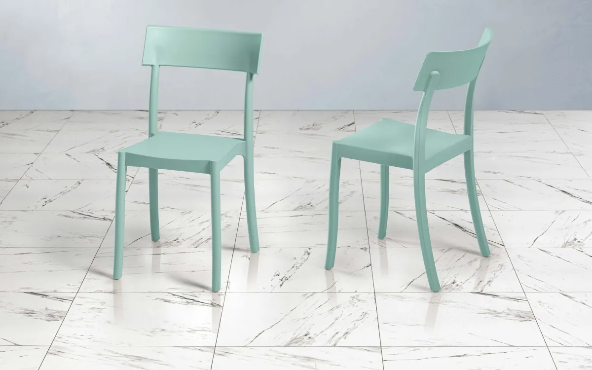 Sedia verde tiffany: Milly