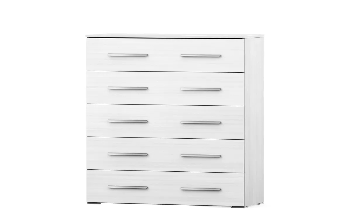 Settimino xl 5 cassetti effetto bianco larice: Eleonora vecchia maniglia