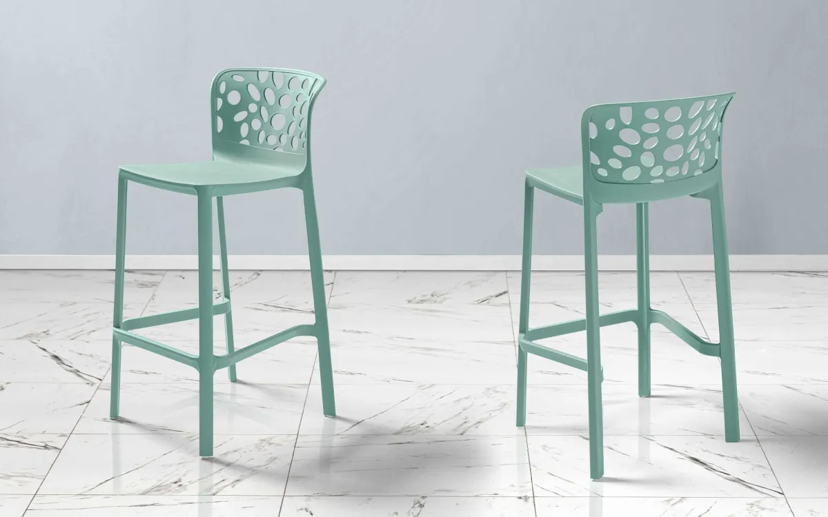 Sgabello verde tiffany: Amber