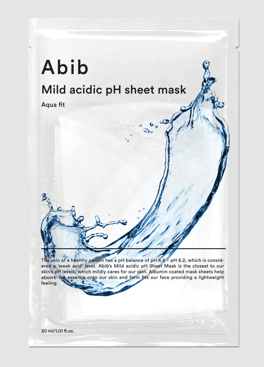 ABIB Mild Acidic pH Sheet Mask Aqua Fit - Skincare Coreana