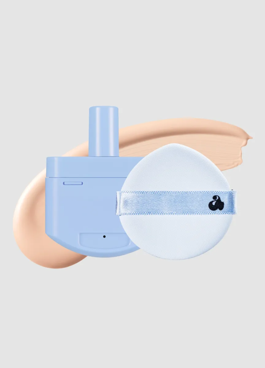 BABE SKIN BABY BLUE CUSHION RE-FEEL 21N FLUFFY - Make-up coreano