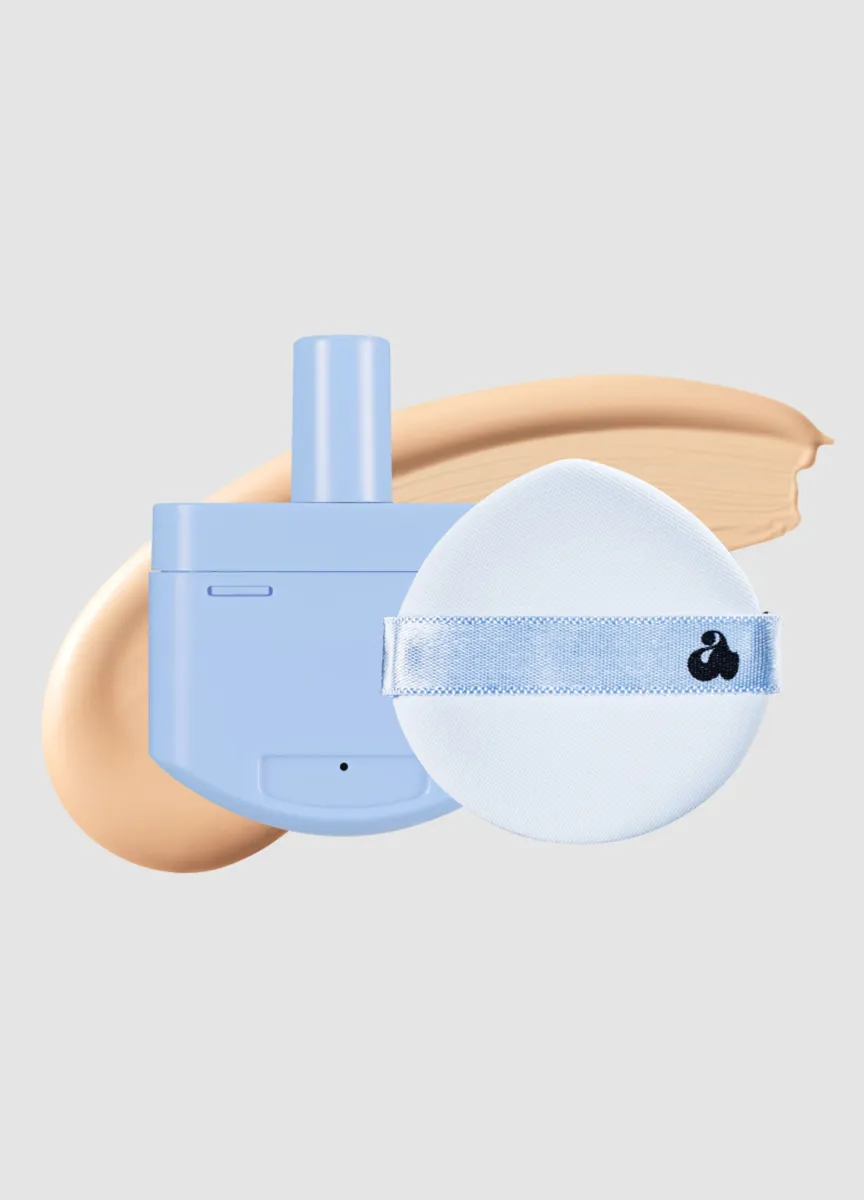 BABE SKIN BABY BLUE CUSHION RE-FEEL 22N MELLOW - Make-up coreano