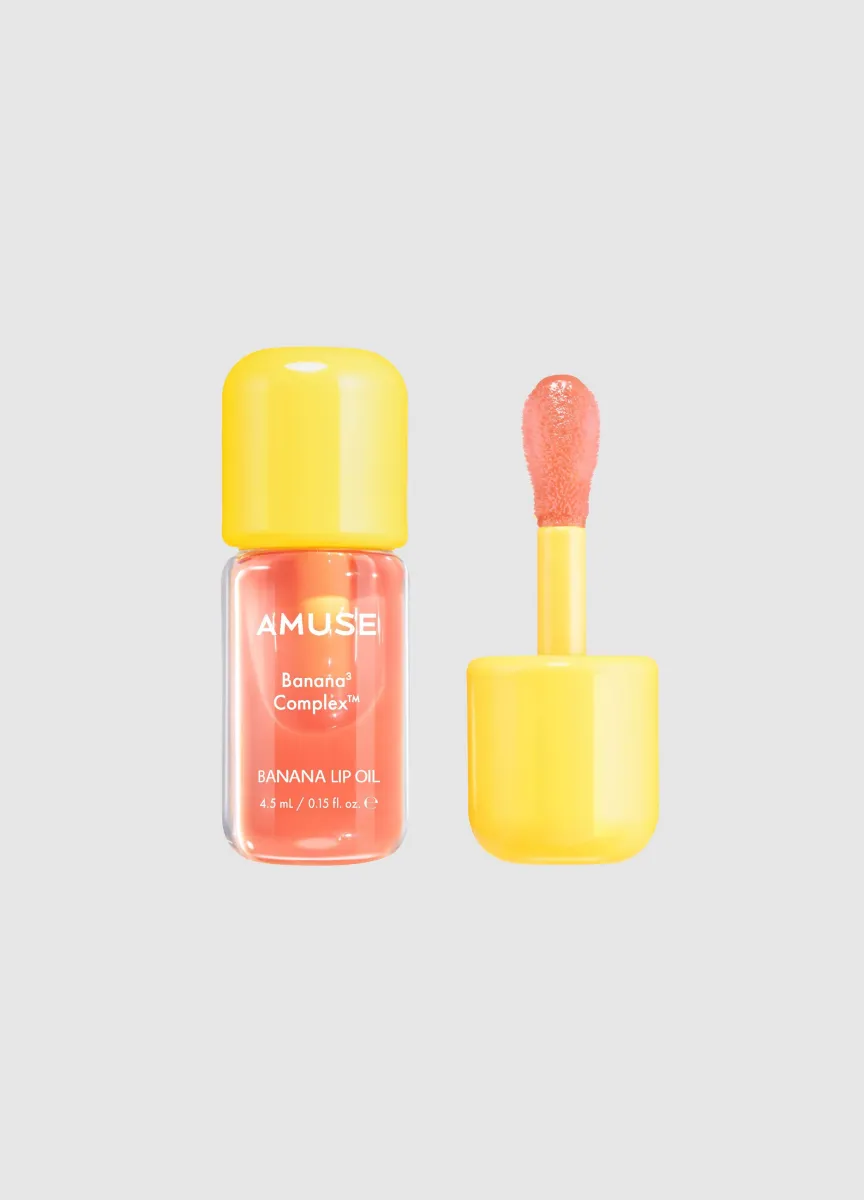 Banana Lip Oil 04 Juicy Peach 4.5Ml - Make-up coreano