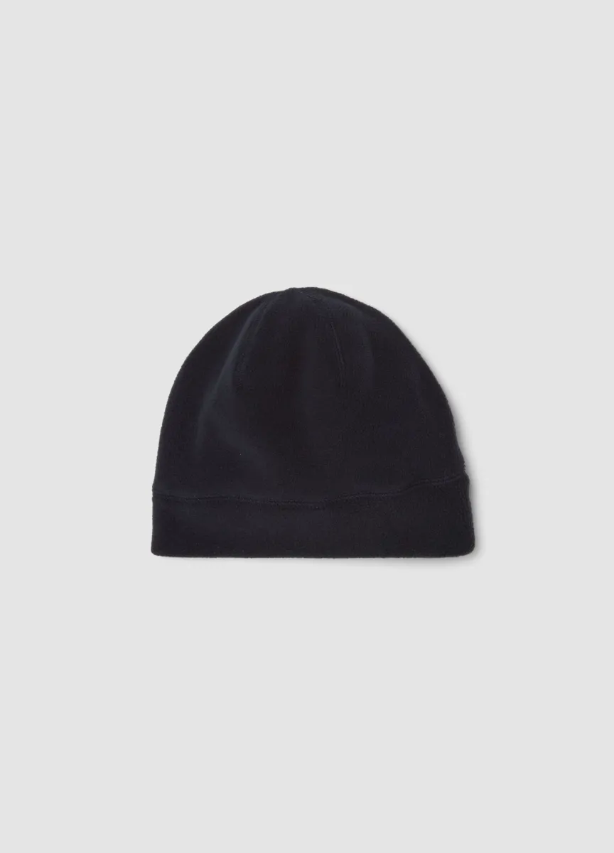 Beanie blu in pile
