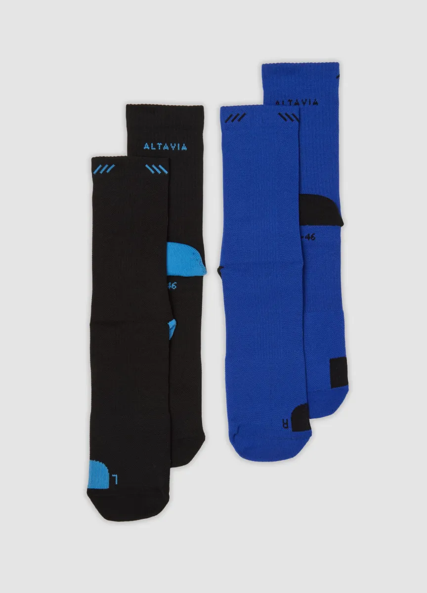 Bipack di calze running midi in tessuto elasticizzato ALTAVIA