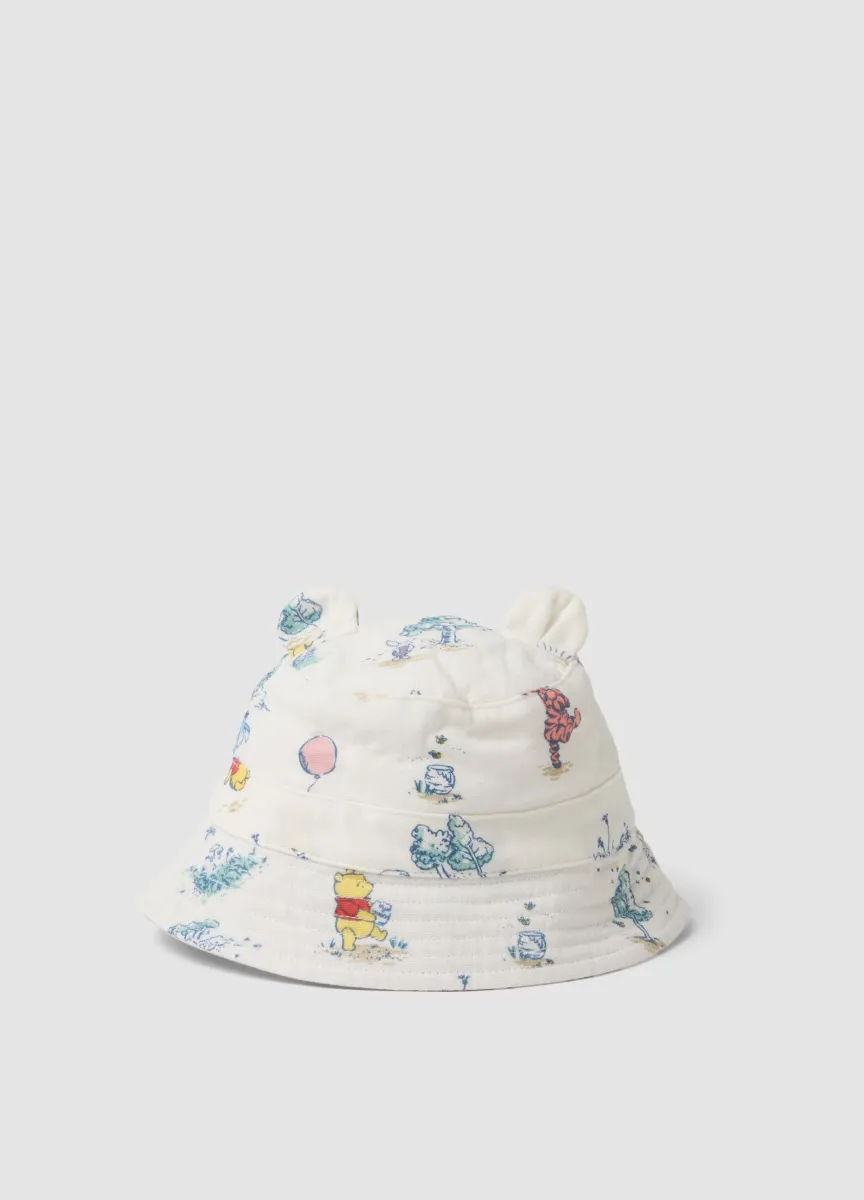 Cappello bucket Winnie Disney in puro cotone