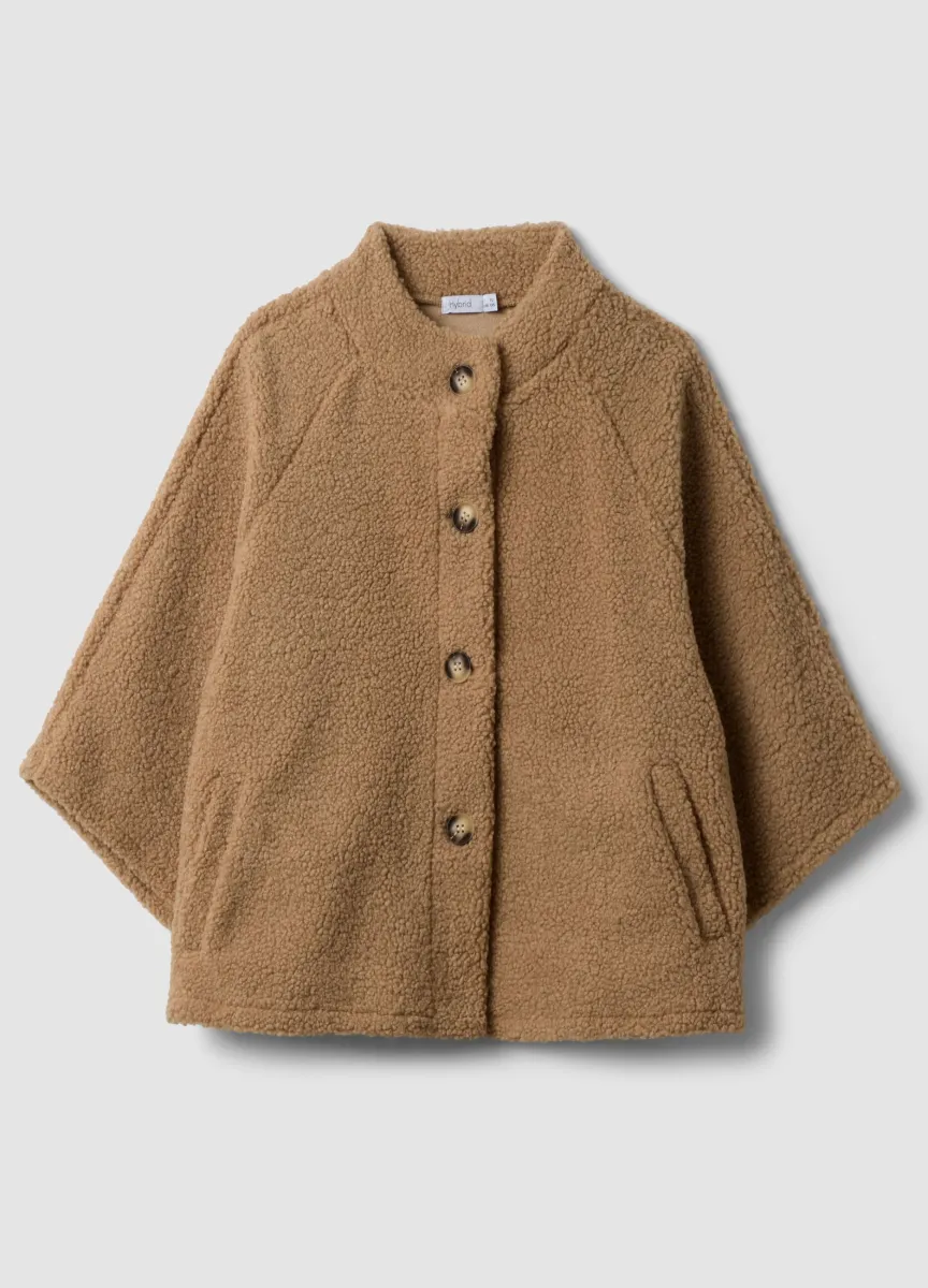 Cappotto marrone chiaro regular fit con bottoni