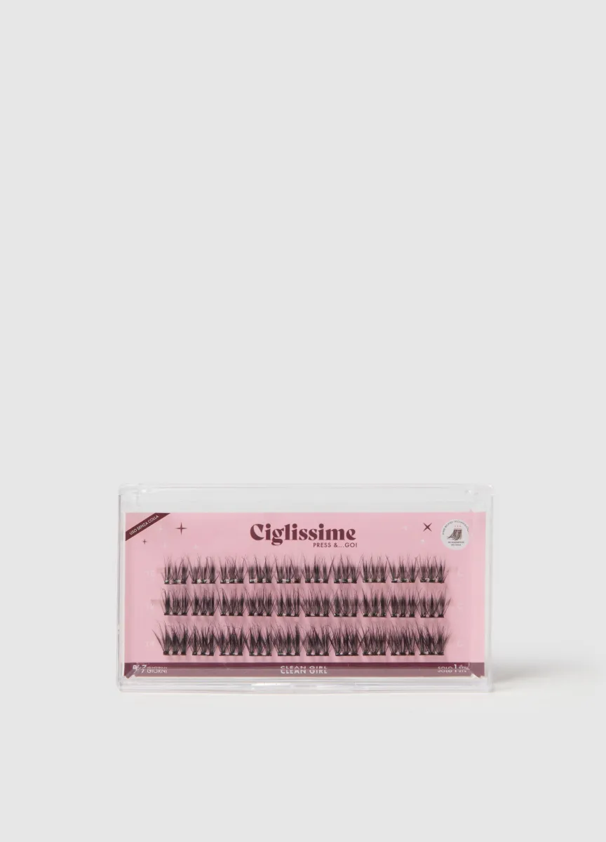 Confezione di Ciglia Press&GO stile Clean Girl