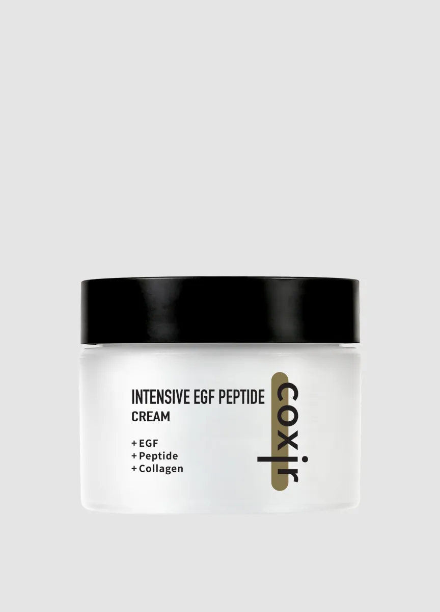 Crema intensiva formulata con EGF e Peptidi che penetra in profondità nella pelle per mantenerla elastica e liscia, preservandone nutrimento e profonda idratazione - Skincare Coreana
