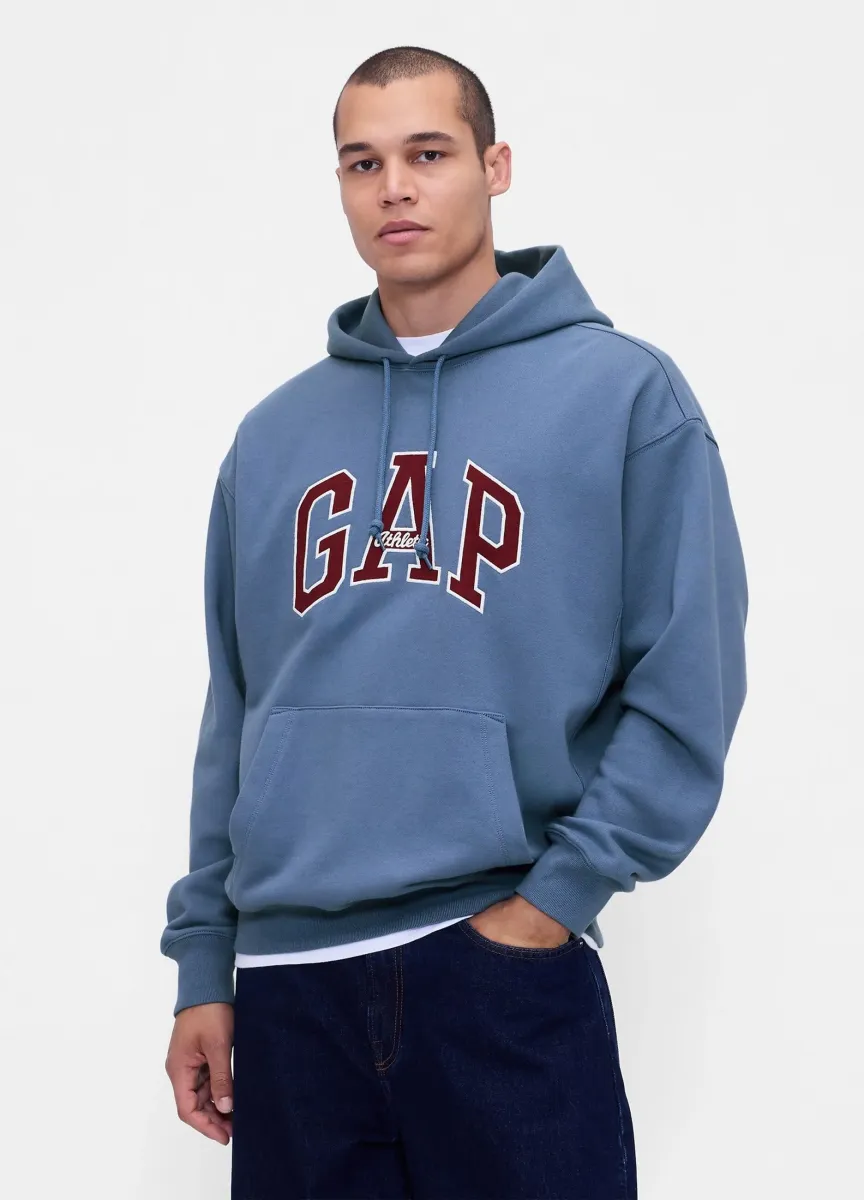 Felpa con logo GAP e cappuccio