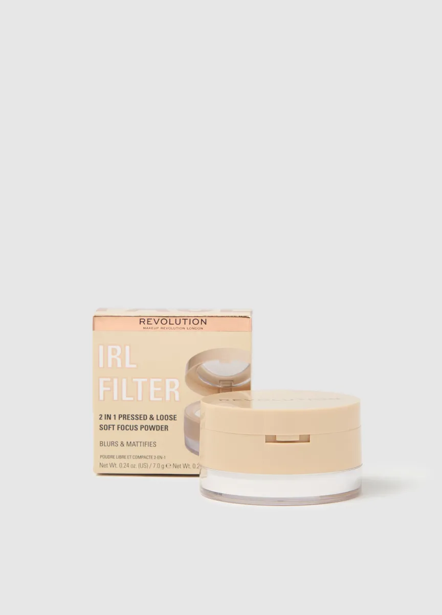 IRL Soft Focus 2 in 1 Powder Translucent cipria