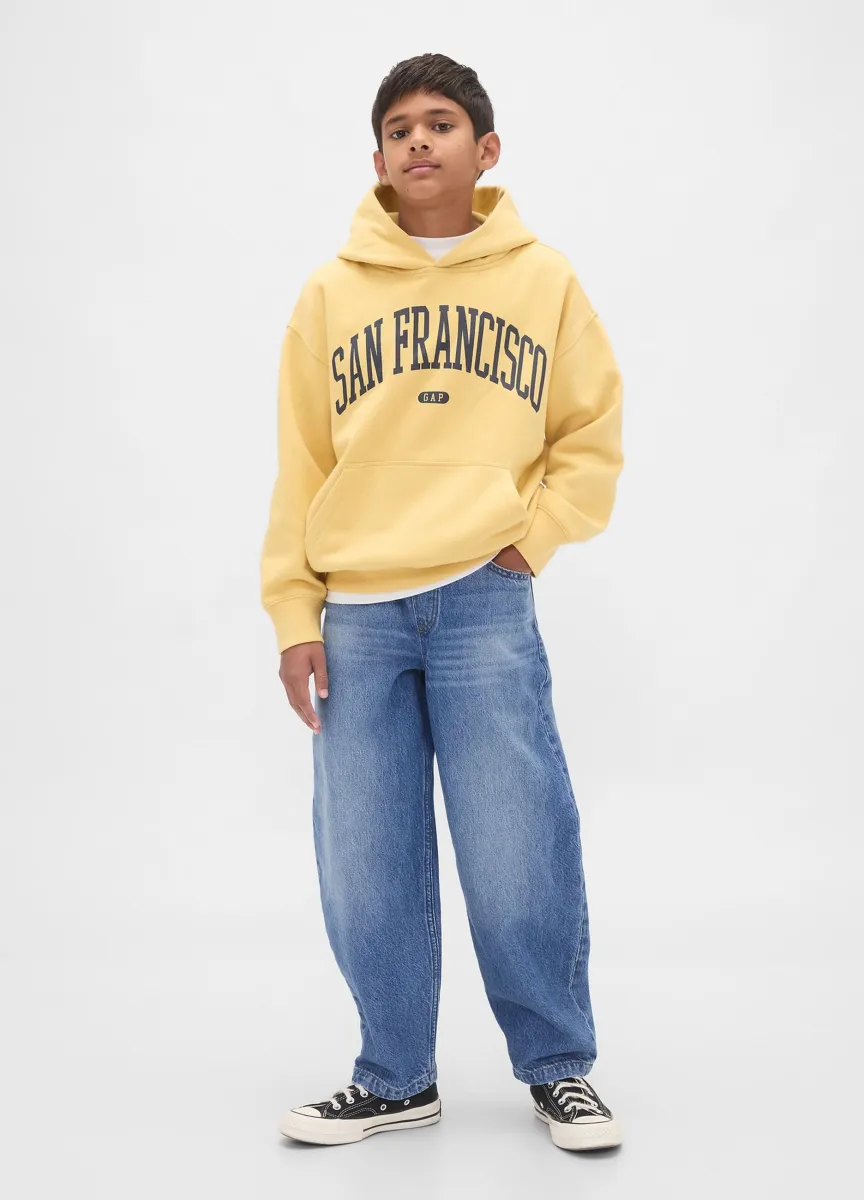 Jeans denim in puro cotone