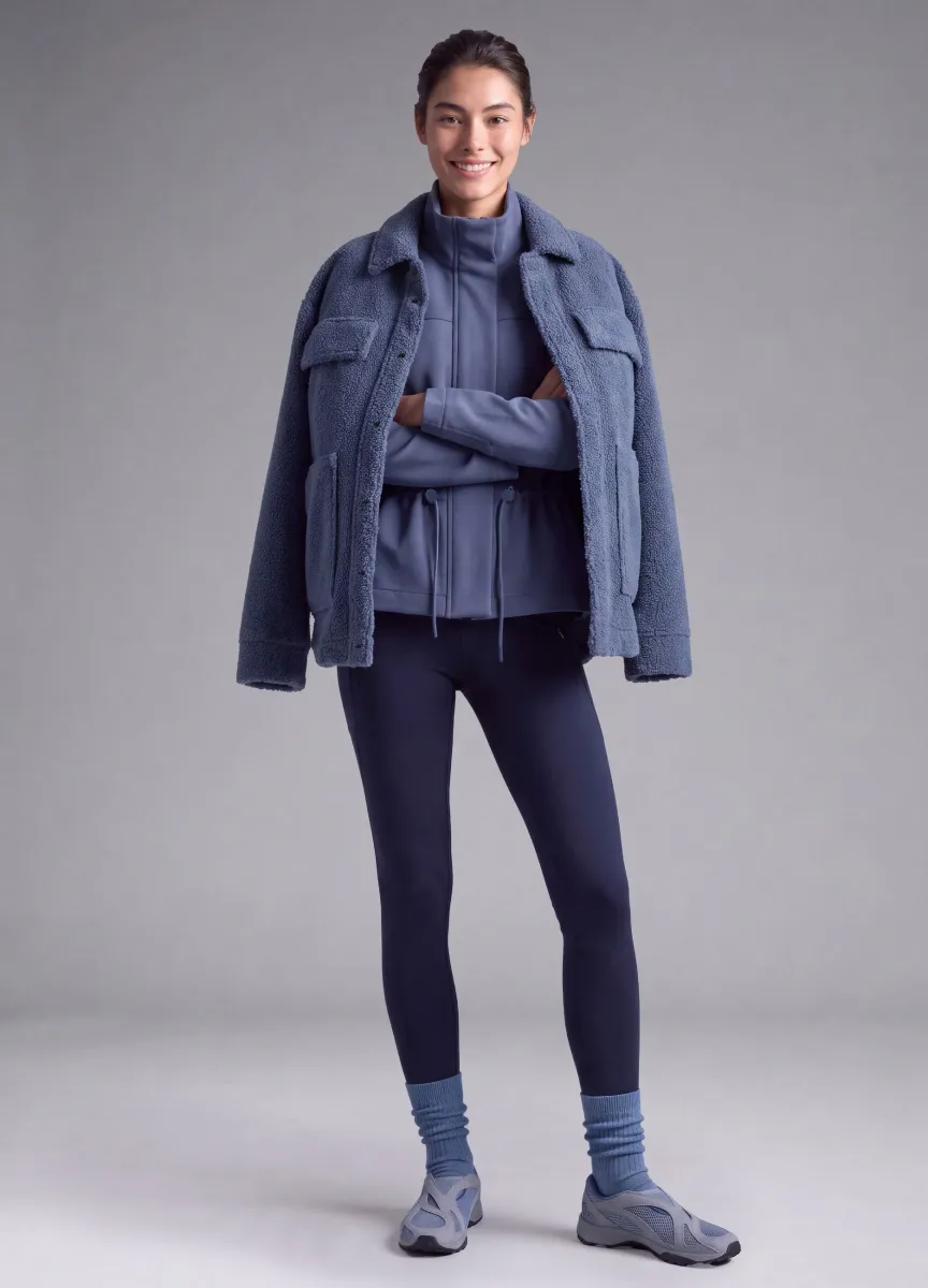 Leggings blu in tessuto elasticizzato ALTAVIA STUDIO