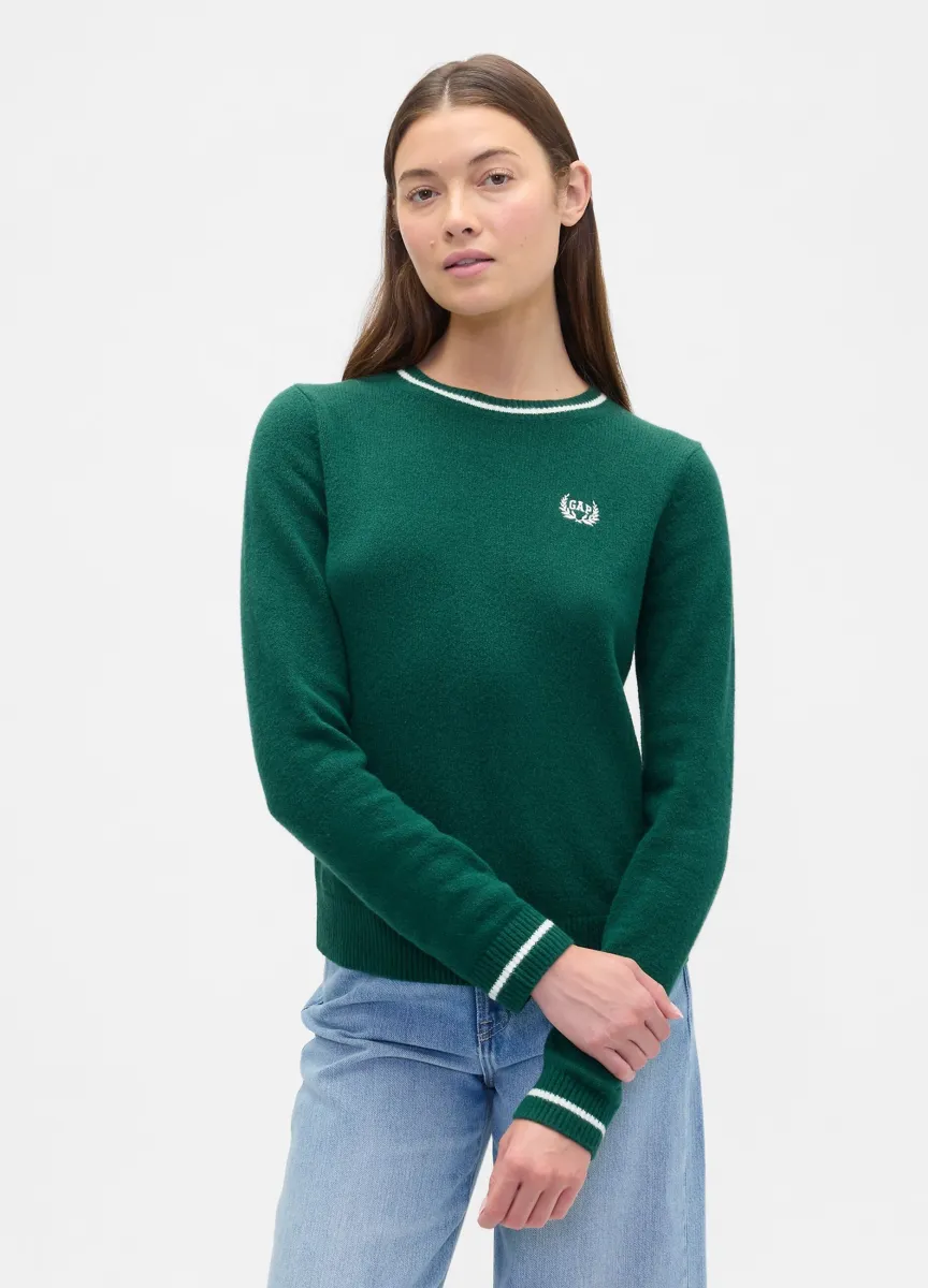 Maglione CashSoft a girocollo con logo GAP