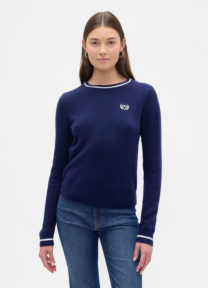 Maglione CashSoft in misto cotone con logo GAP