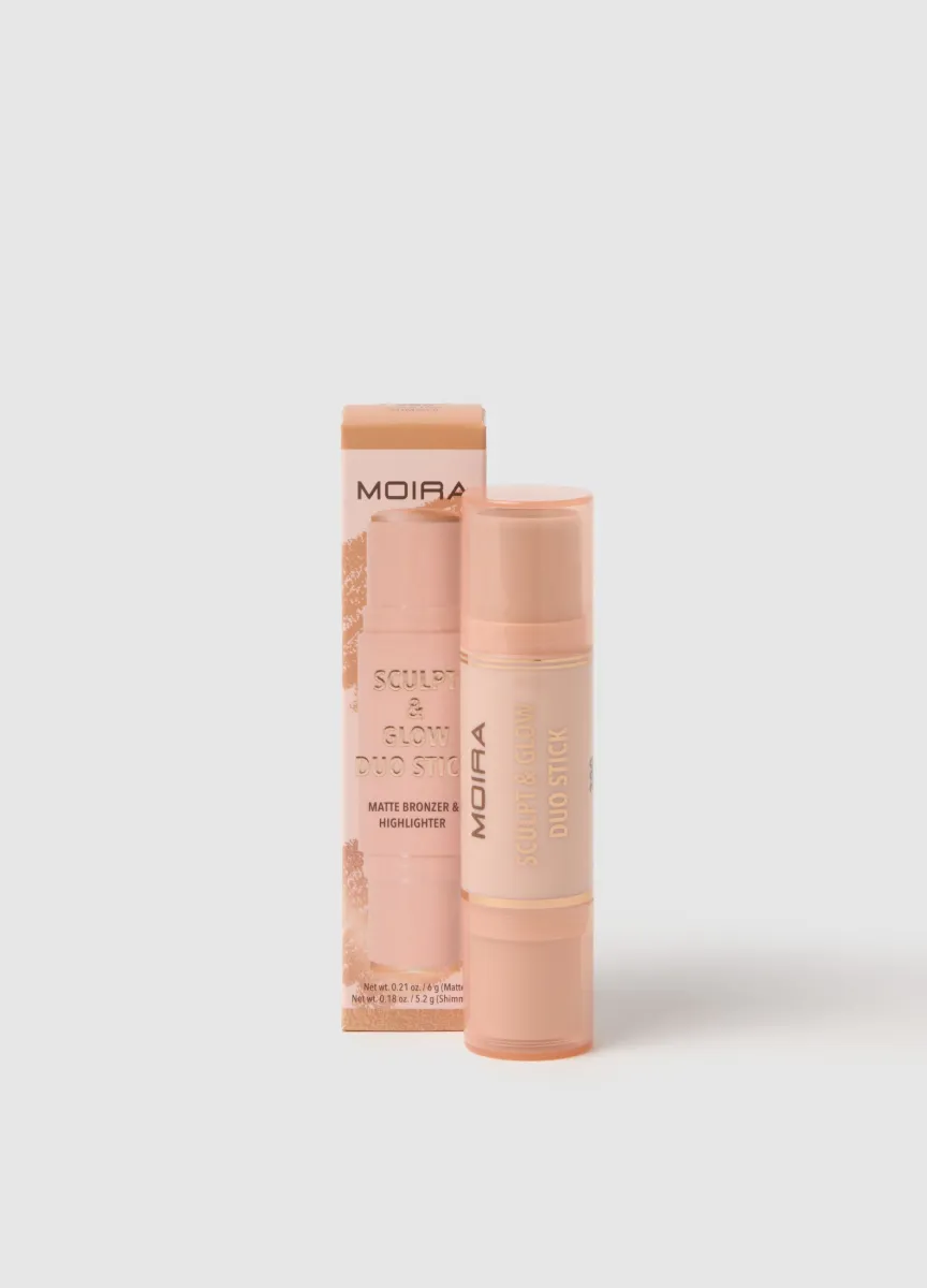 MOIRA SCULPT & GLOW DUO STICK 300 COOL FOR SUMMER - make-up coreano