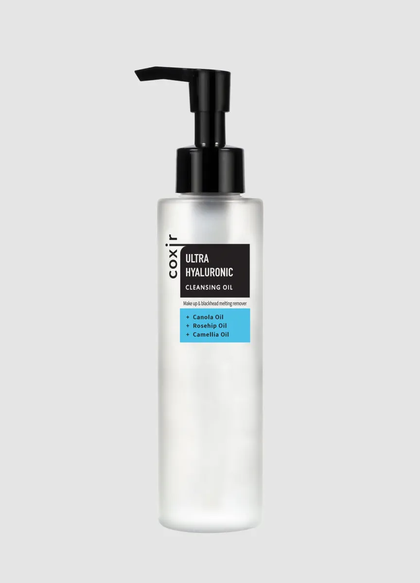 Olio detergente formulato con Acido Ialuronico, estratti vegetali e Aloe Vera per detergere e rimuovere make-up e impurità idratando profondamente la pelle - Skincare Coreana