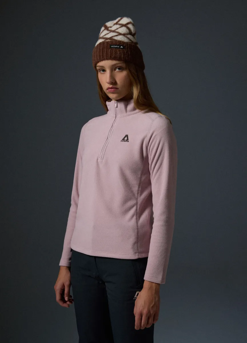 Pile Half Zip Traspirante ALTAVIA WITH DEBORAH COMPAGNONI