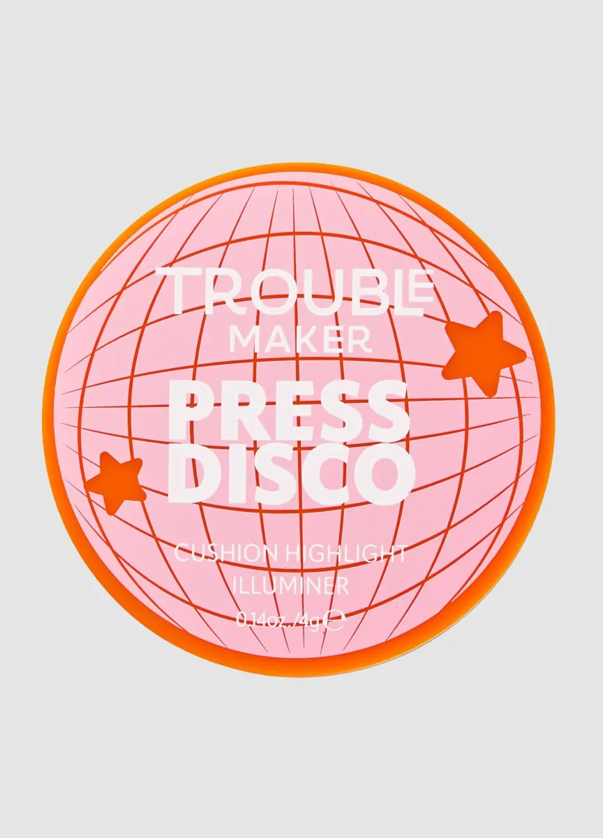Press Disco Cushion Highlight Disco Ball Silver 4Ml