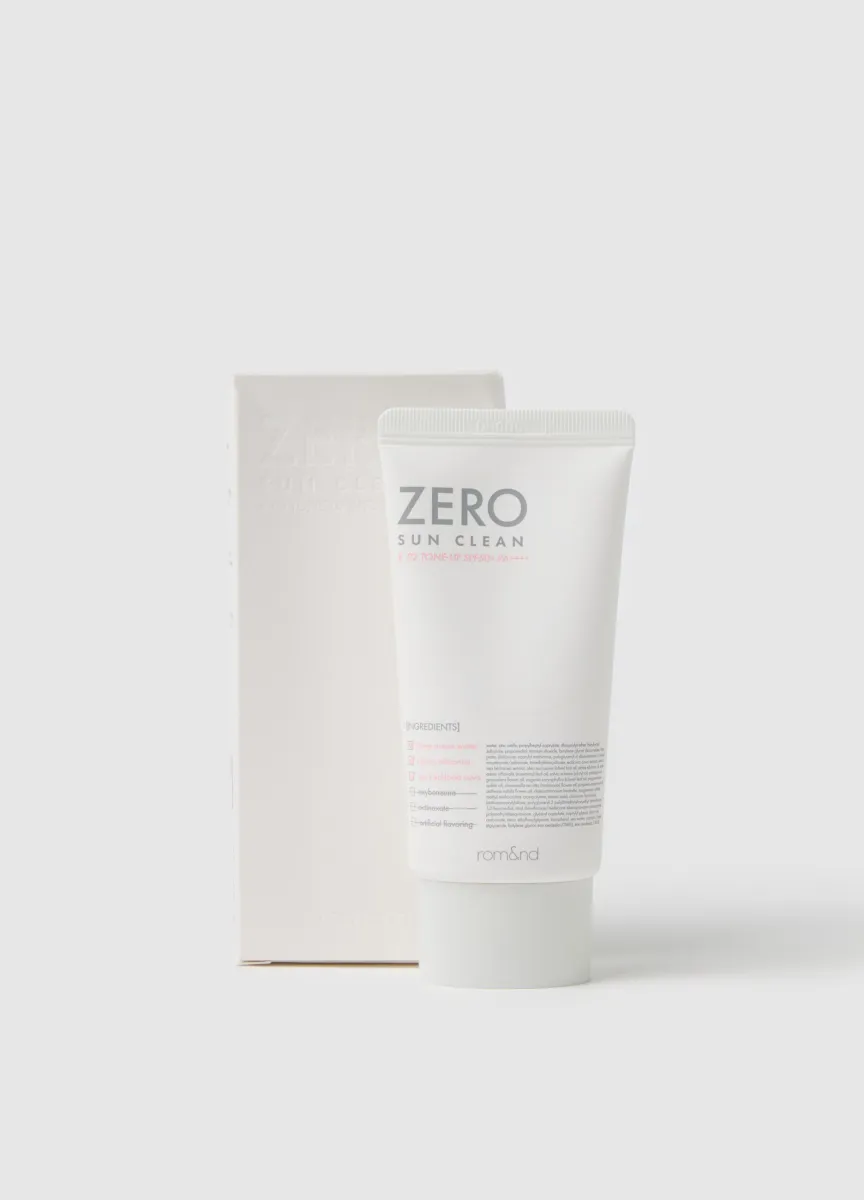 ROM&ND ZERO SUN CLEAN 02 TONE UP CREMA SOLARE - make-up coreano
