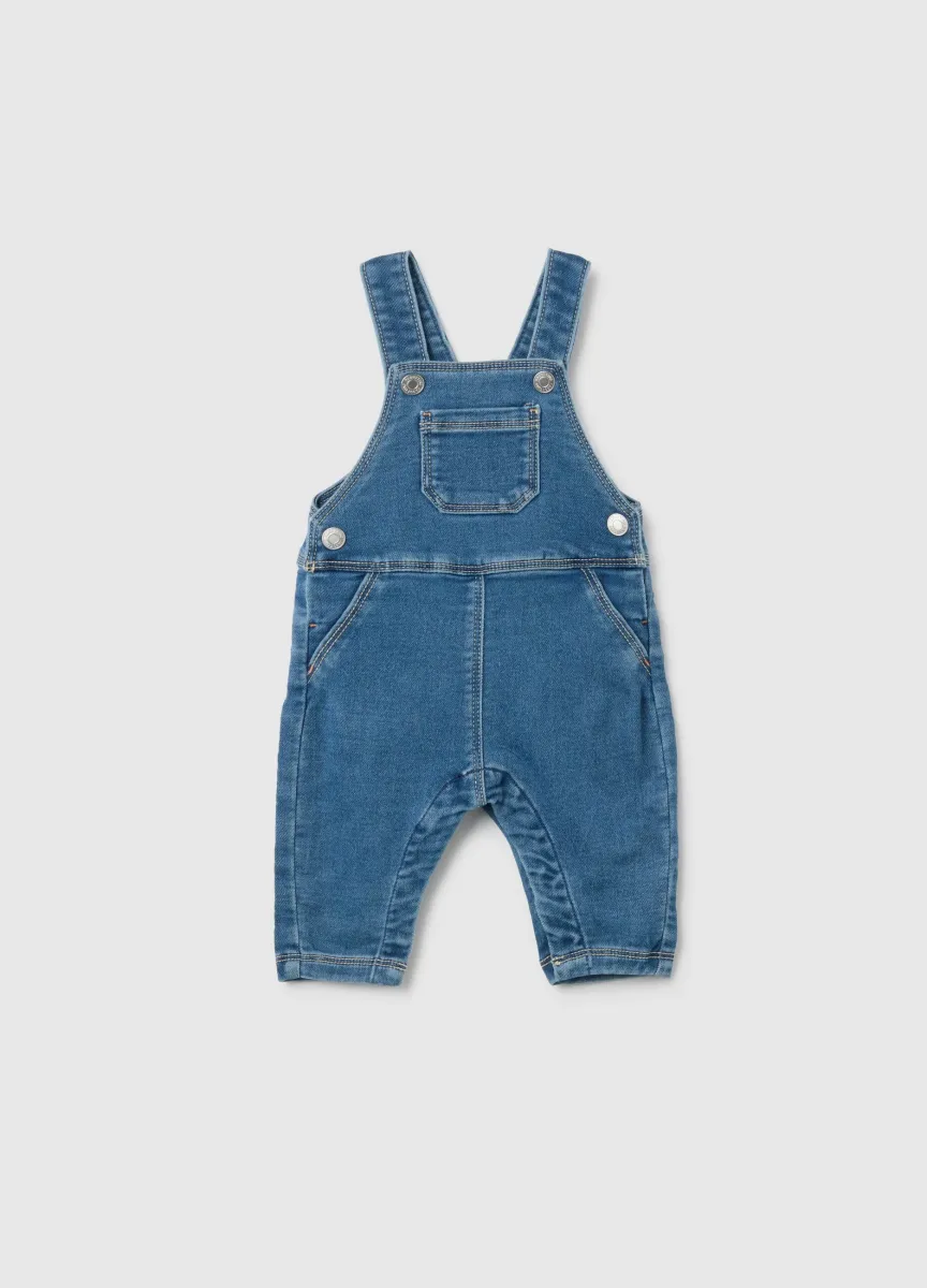 Salopette da neonato in denim regular fit