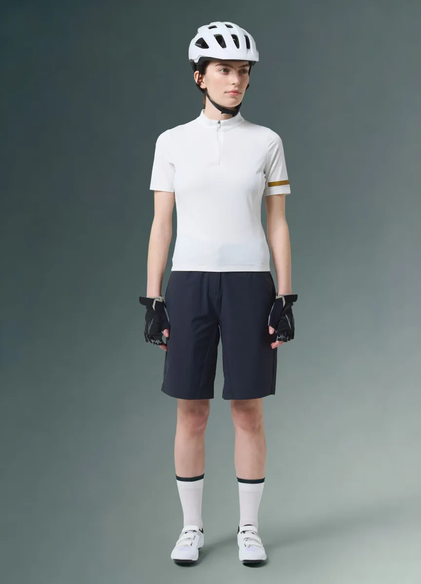 Shorts tecnici neri in tessuto elasticizzato ALTAVIA BIKE