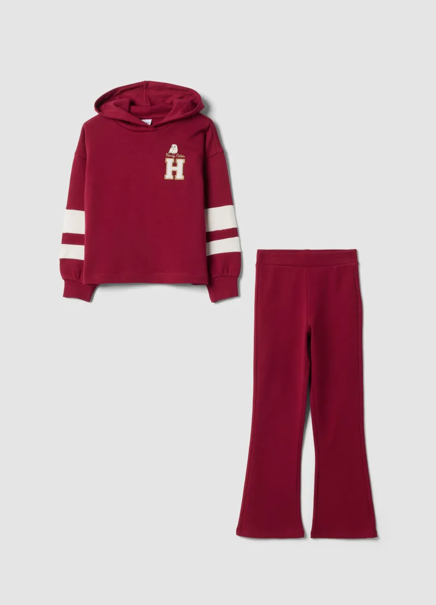 Tuta rossa in puro cotone a tema Harry Potter