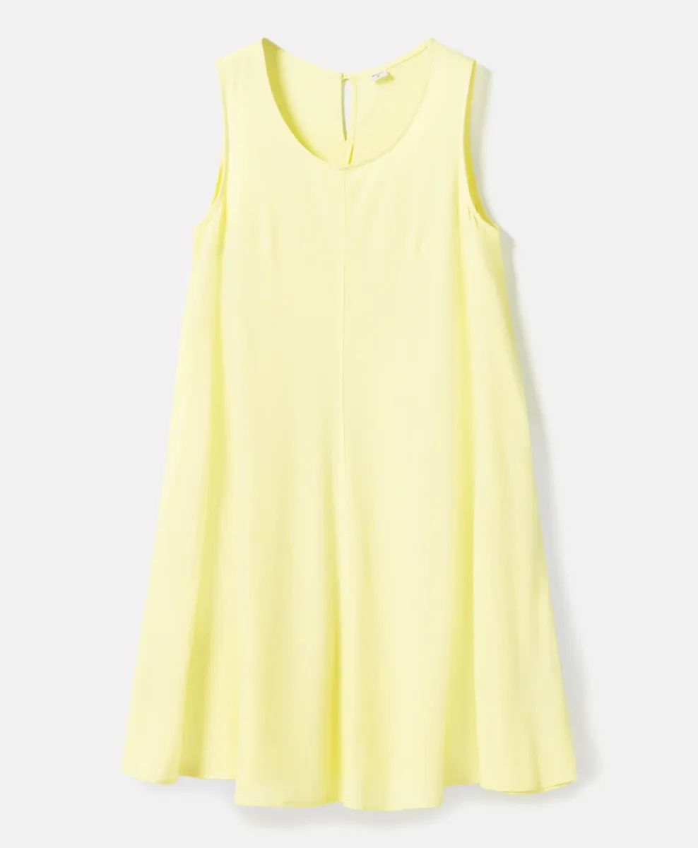 Abito da donna giallo in lino